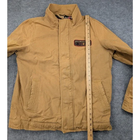 Chase Authentics Canvas Jacket Mens Medium Tony Stewart Nascar Chore Coat Grunge - Picture 5 of 8